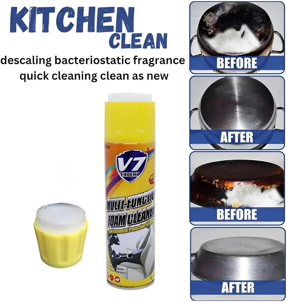 Multi-Function Foam Cleaner for cars,home & more